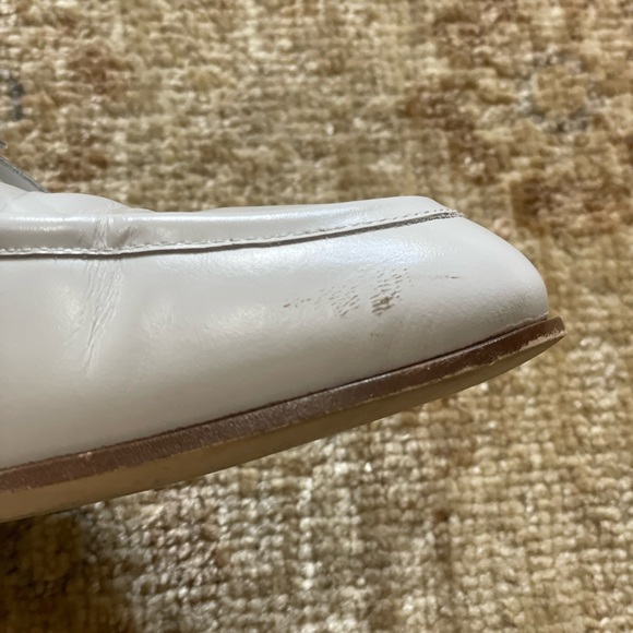 J Crew Collection Academy Women’s Gray Leather Highland Mist Shoes, Size 7 - Picture 9 of 15